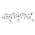 Best Quality Aluminium Air Vent Control Control Damper pour système CVC Roll formant machine Vietnam